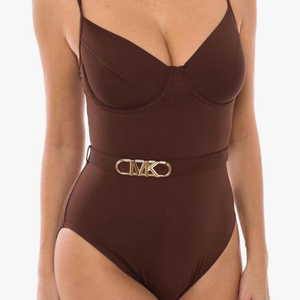 Michael kors brown belted one - Picture 2 of 8